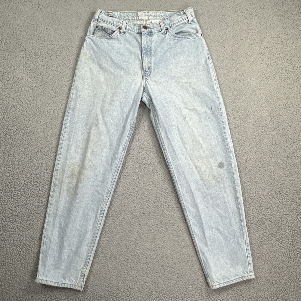 Vtg 90s Levi's 560 Loose Tapered Orange Tab Jeans Men 33x32 Blue Light Wash